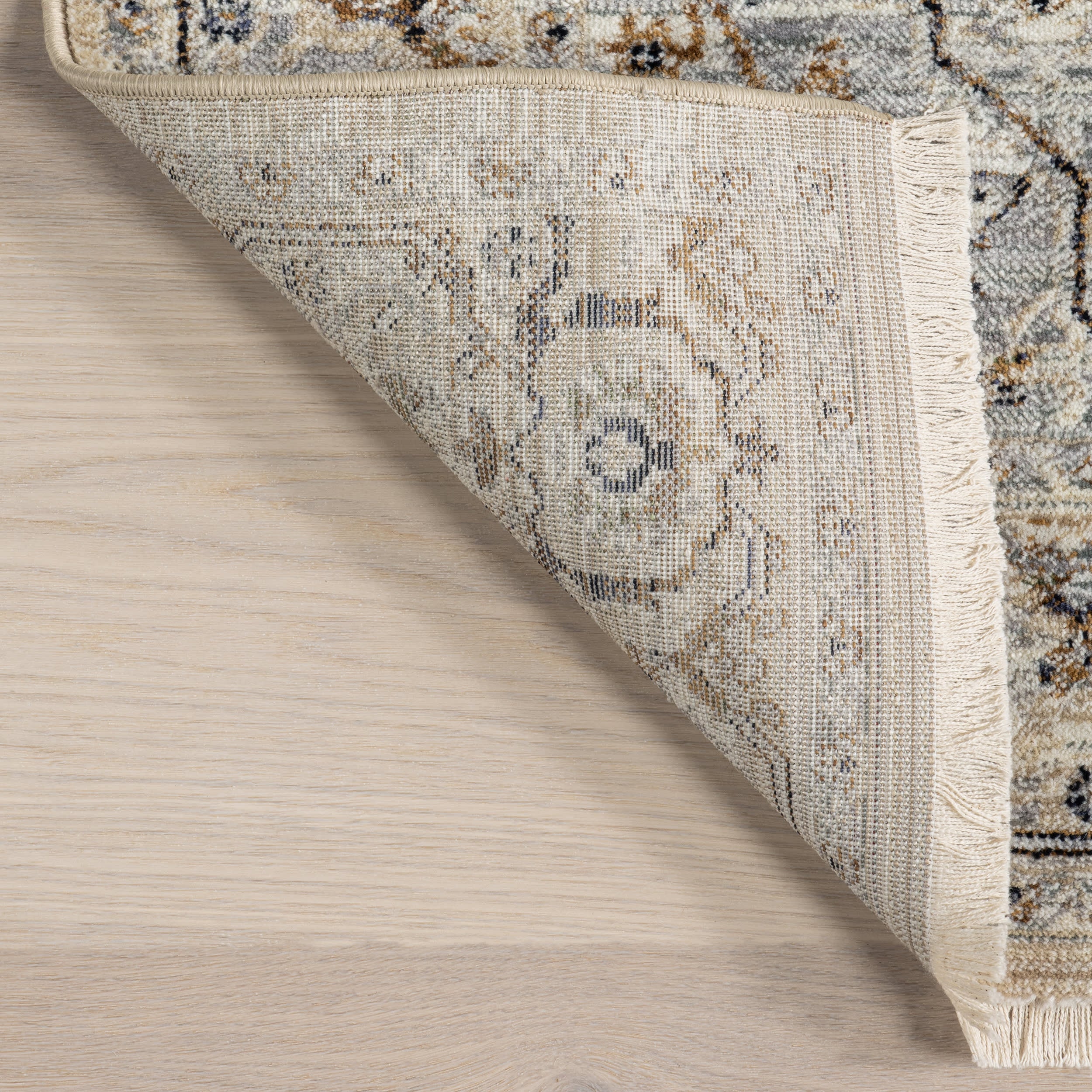 Angelique Vintage Medallion Rug | Light Blue