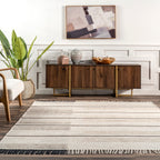 Zeta Wool Faded Rug | Beige