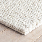 Niels Handwoven Wool/Viscose Rug | Ivory