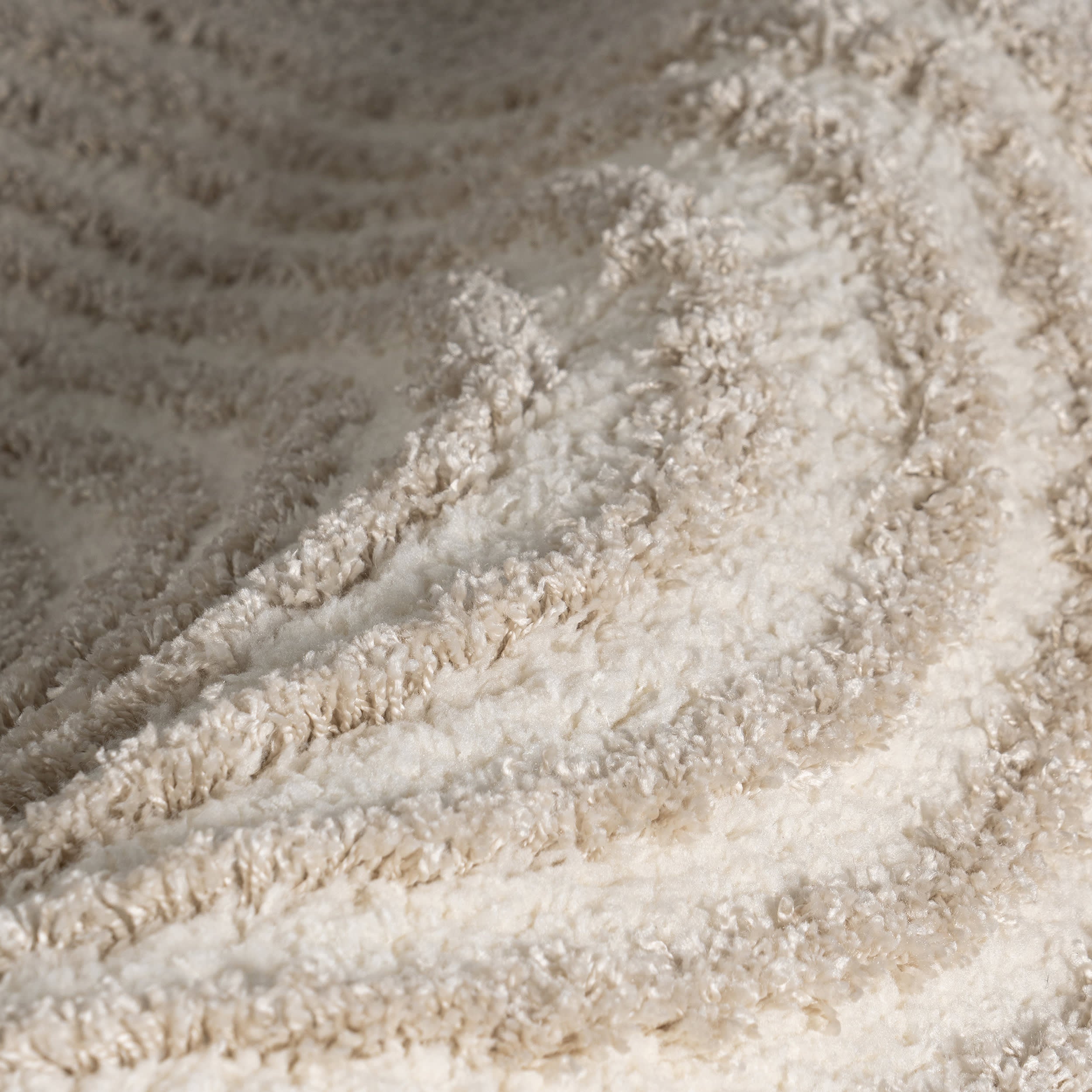 Maren Hazy Swirls Rug | Light Brown