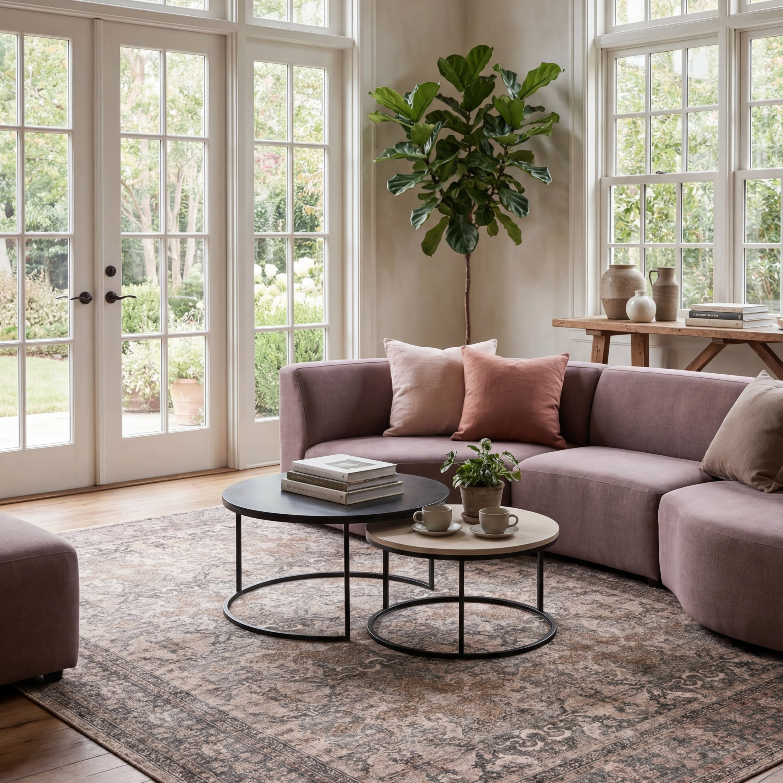 Avalon Antiqued Jute-Blend Rug | Dark Beige Secondary image