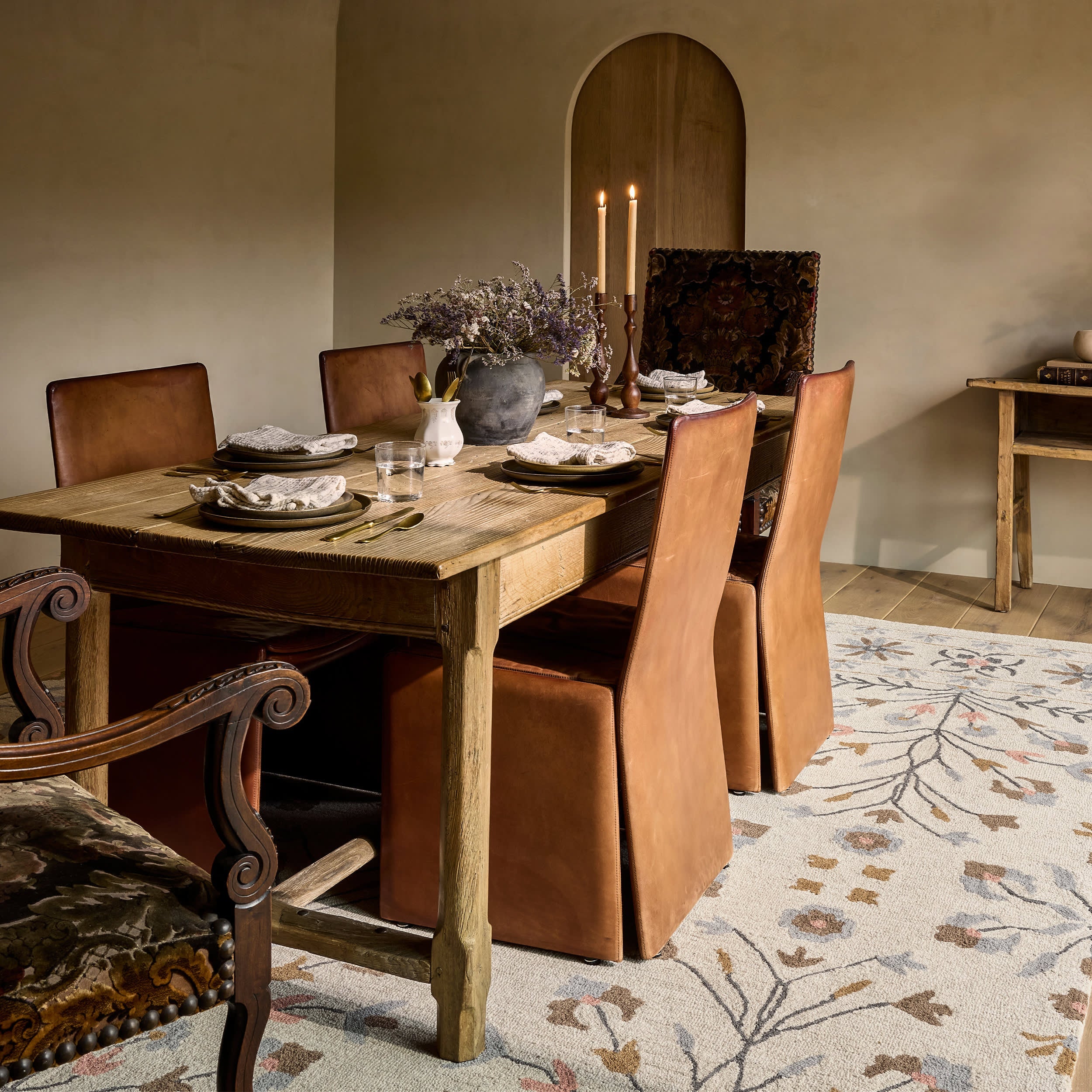 Folklore Wool Rug | Multicolor Secondary image