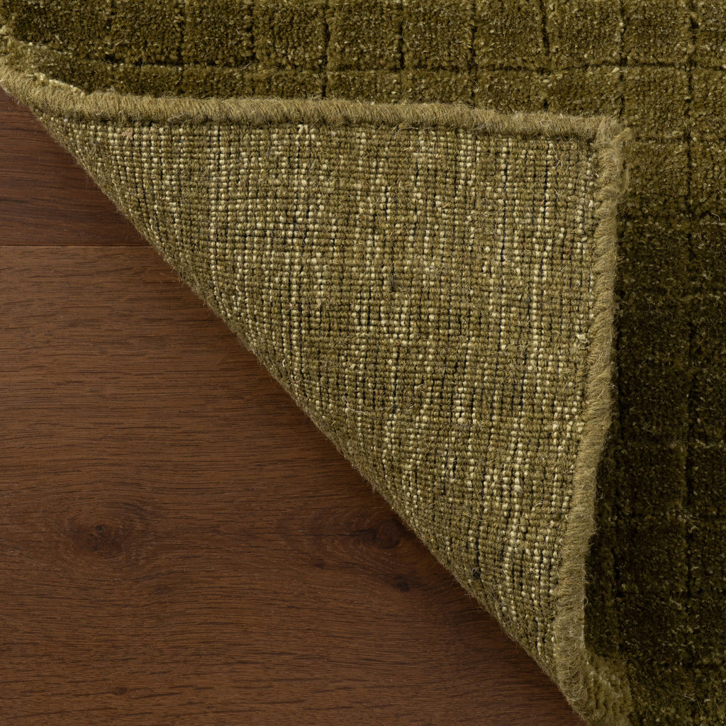 Cinnara Moroccan Striped Rug | Green