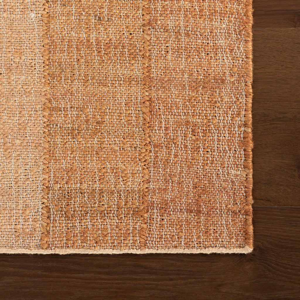 Tayo Modern Striped Indoor Rug | Orange