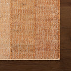 Tayo Modern Striped Indoor Rug | Orange