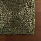 Laux Textured Handmade Jute Rug | Green