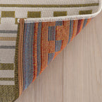 Caldera Modern Checkered Indoor/Outdoor Rug | Tan