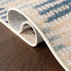 Orzalla Southwestern Diamond Washable Rug | Blue