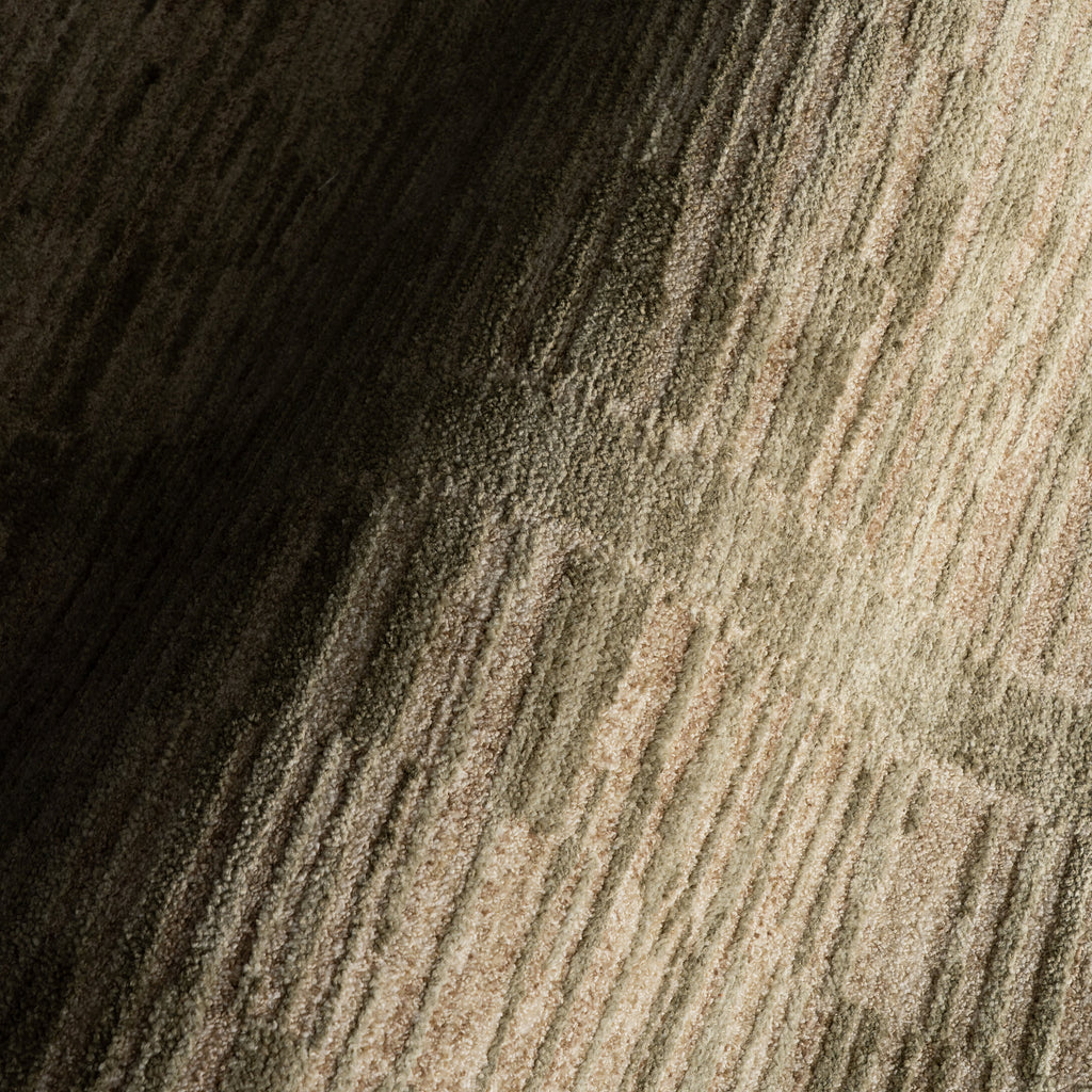 Striata Bohemian Striped Rug | Green