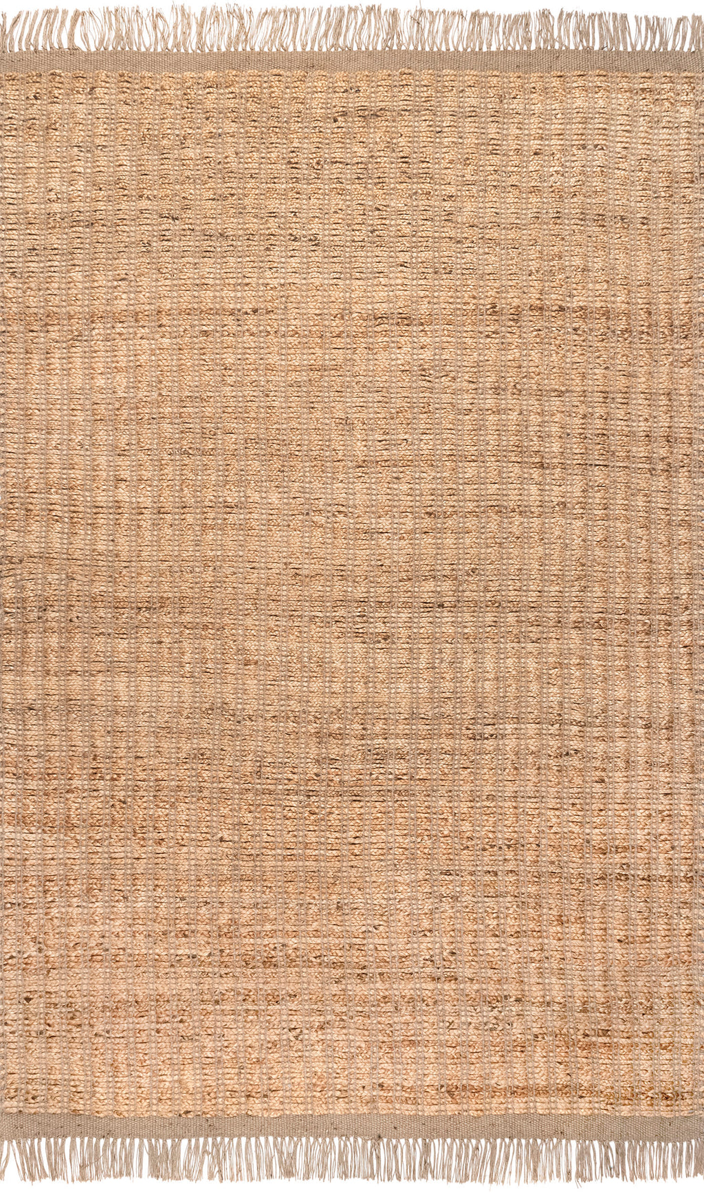 Pampas Jute Tasseled Rug | Natural