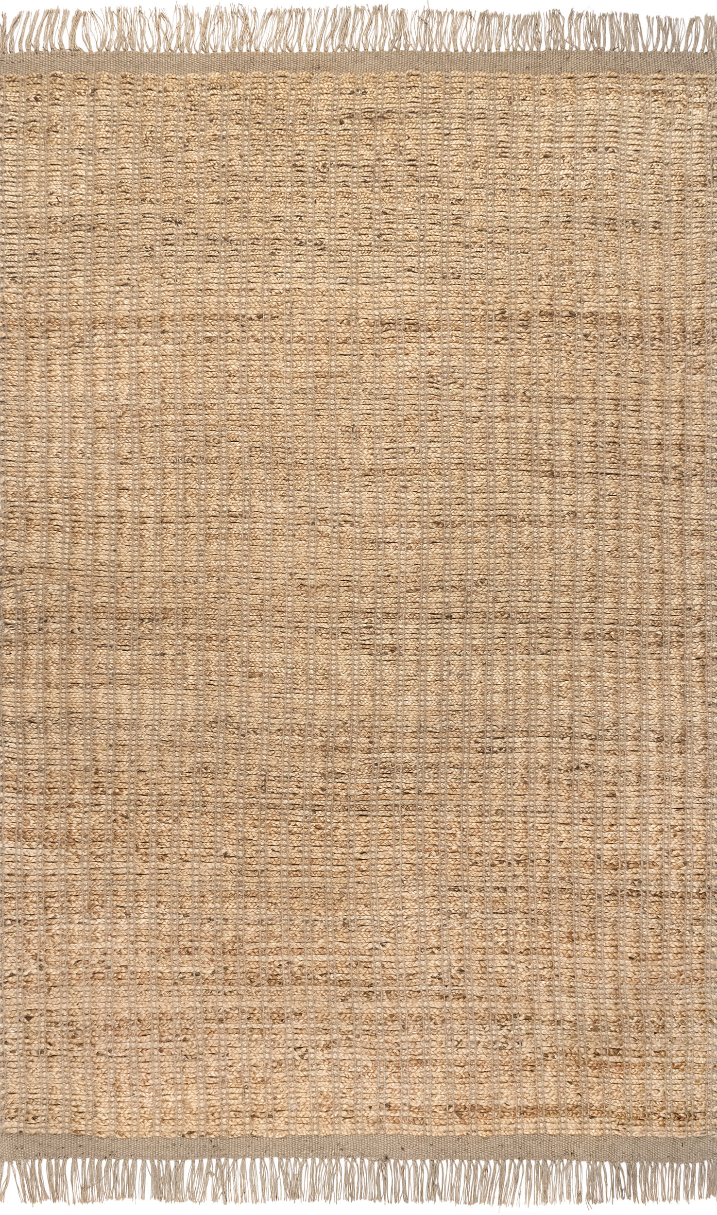 Pampas Jute Tasseled Rug | Natural