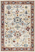 Anabelle Floral Medallion Washable Rug | Multicolor
