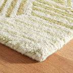 Karari Hand Hooked Wool Rug | Moss