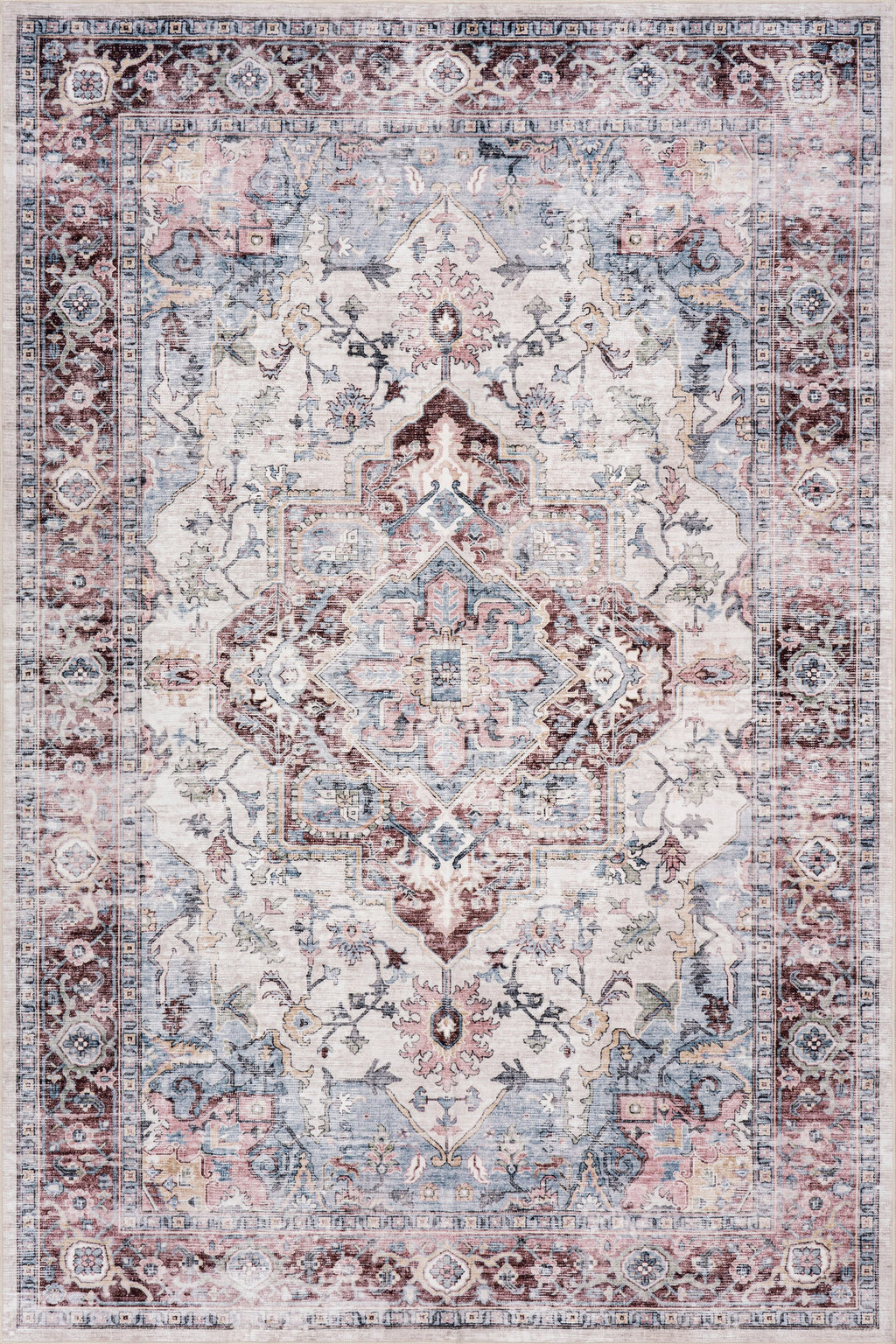 Vanisa Traditional Washable Rug | Multicolor