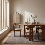 Ferelith Vintage & Distressed Washable Rug | Rust