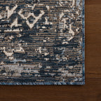 Solia Traditional Medallion Indoor/Outdoor Rug | Navy