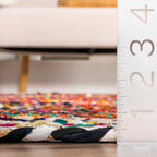 Bohemian Chindi Braided Rug | Multicolor