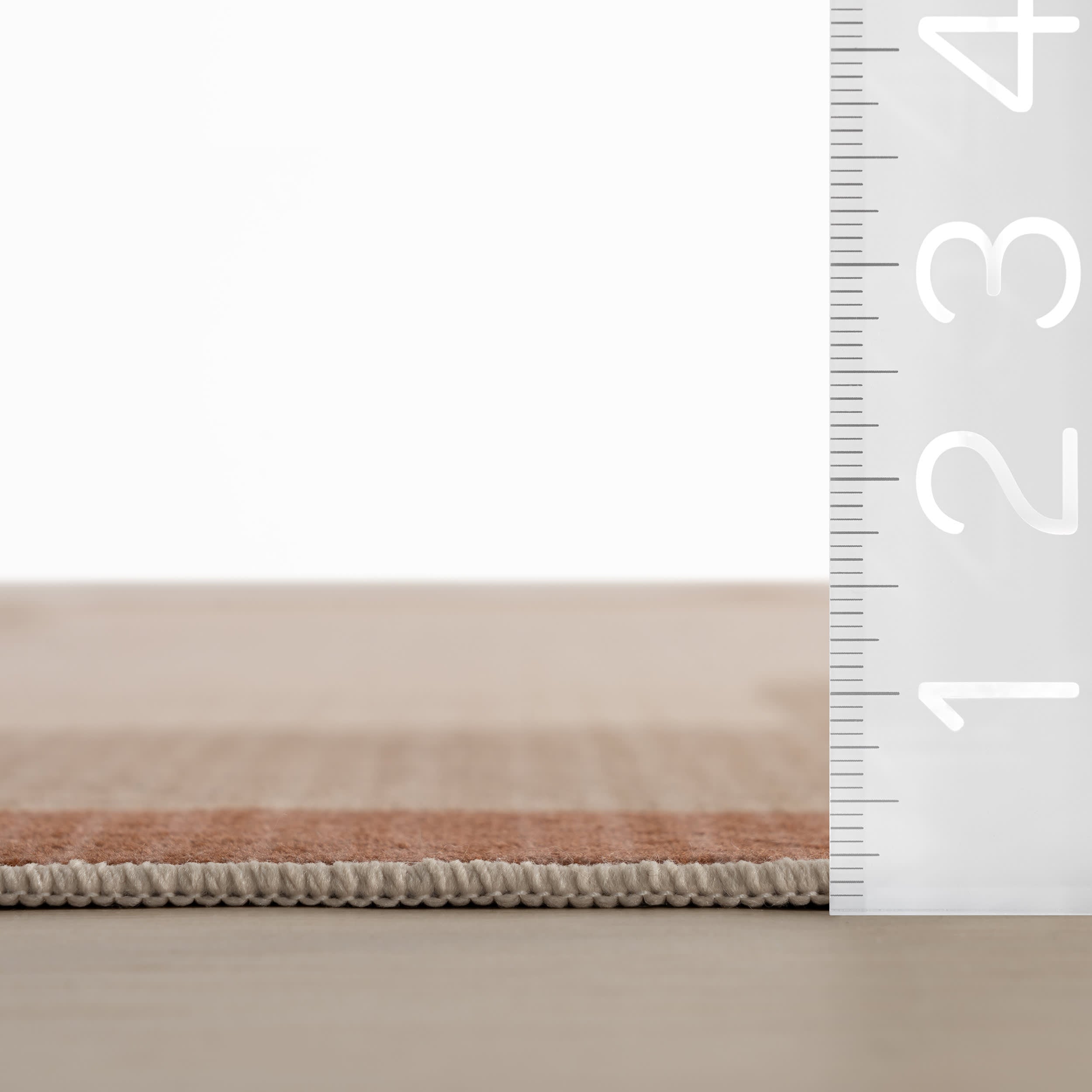 Enice Abstract Washable Rug | Brown