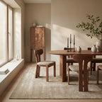 Arrel Speckled Wool-Blend Rug | Fawn