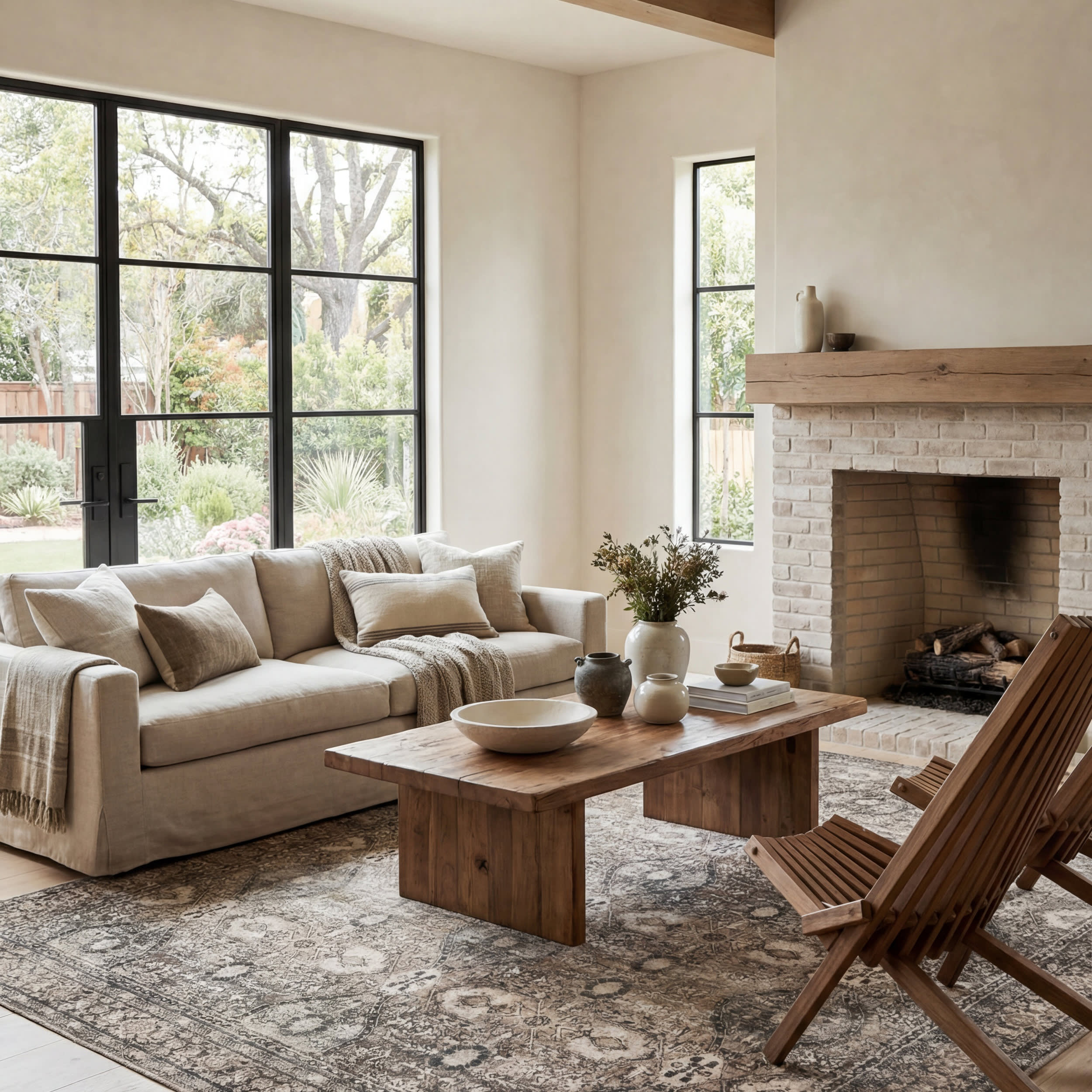 Chester Antiqued Jute-Blend Rug | Brown Secondary image