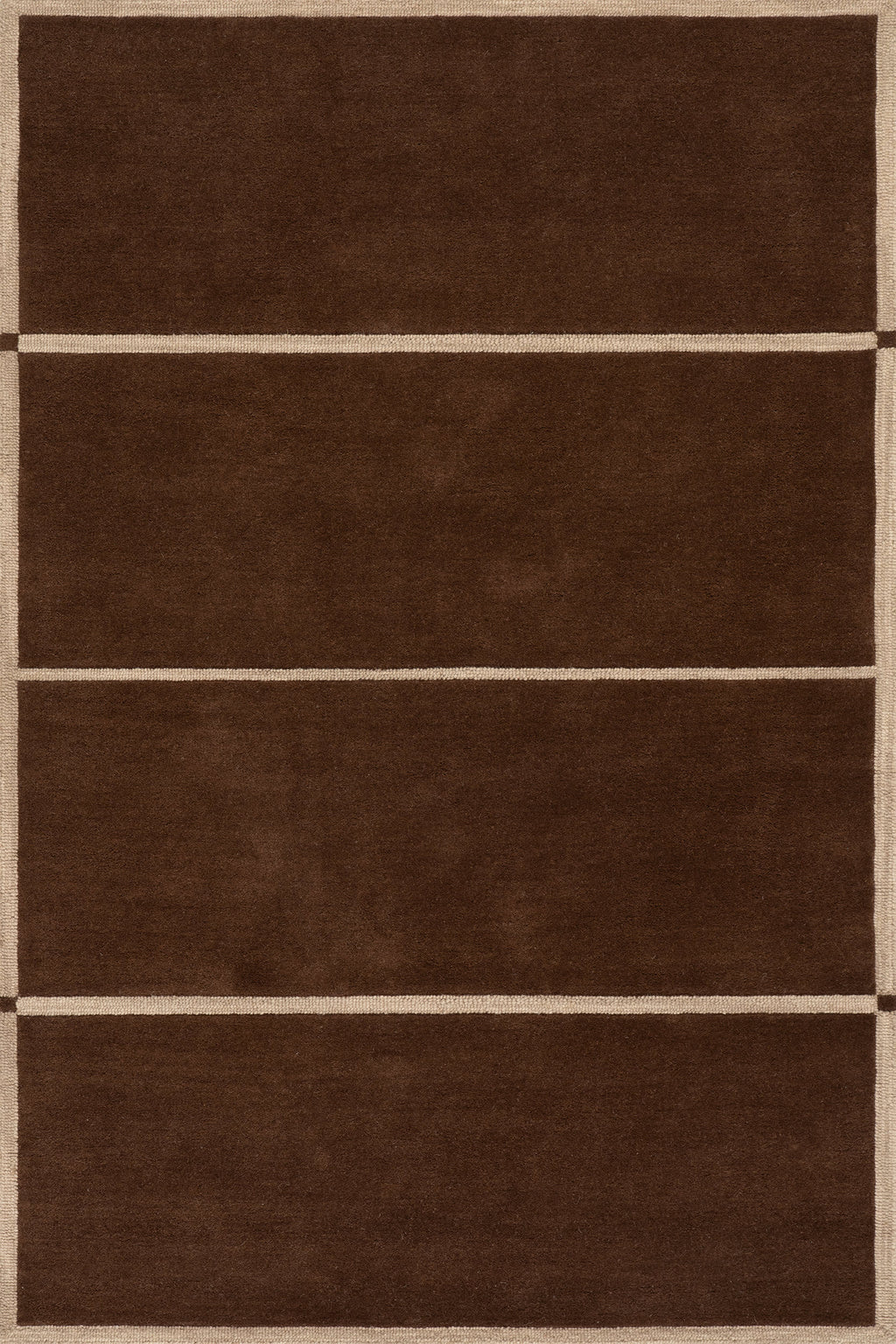 Mira Mid-Century Geometric Rug | Brown