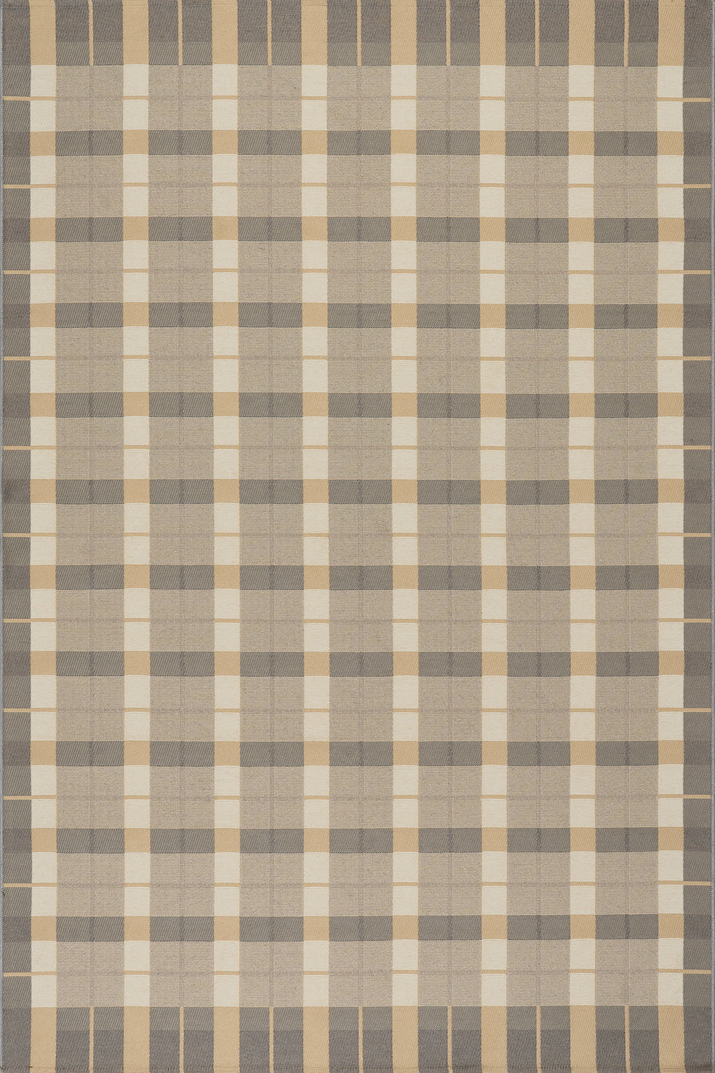 Sundara Modern Plaid Indoor/Outdoor Rug | Blue