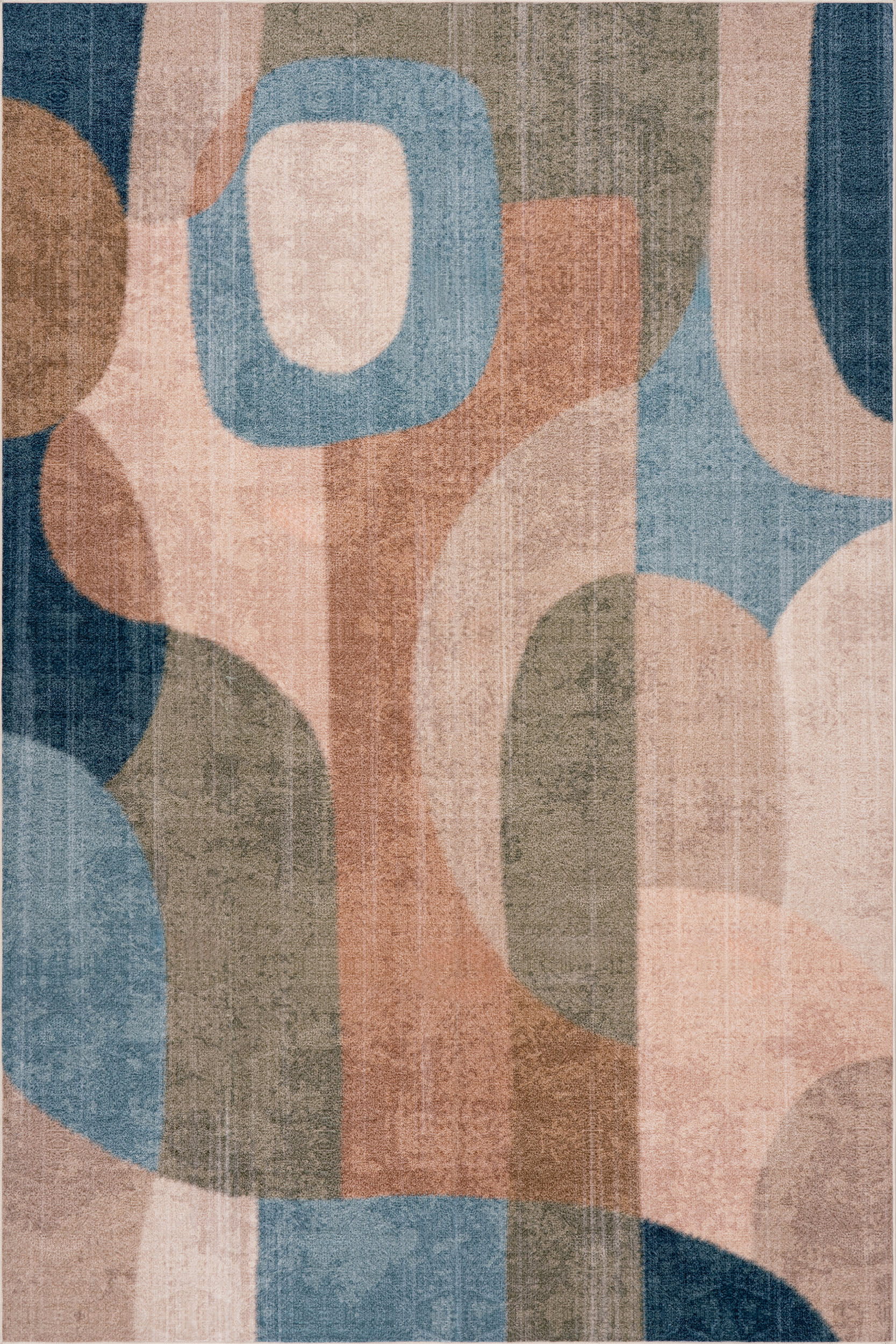 Jenice Abstract Washable Rug | Multicolor Image secondaire du produit