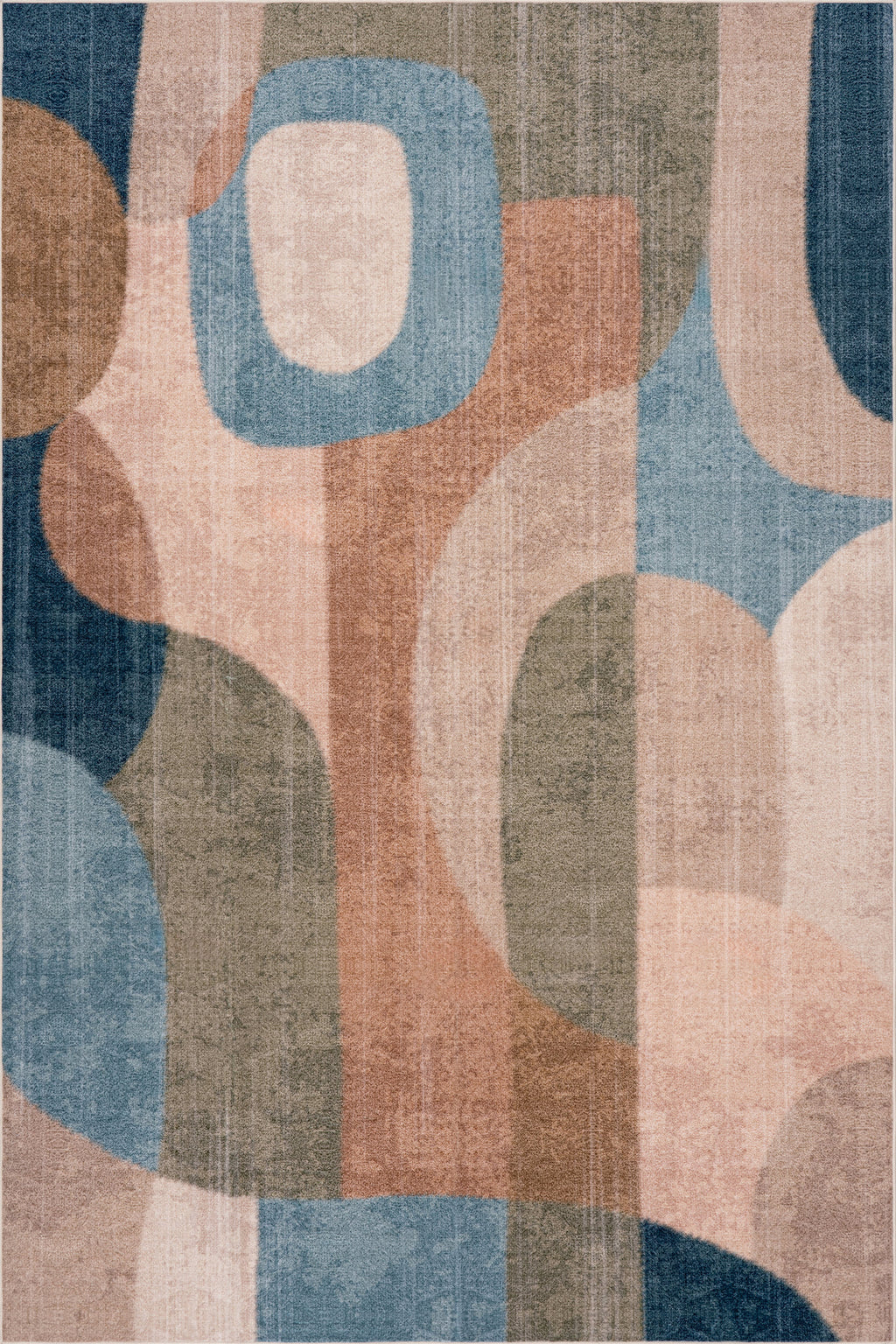 Jenice Abstract Washable Rug | Multicolor