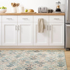 Pali Machine Washable Rug | Blue