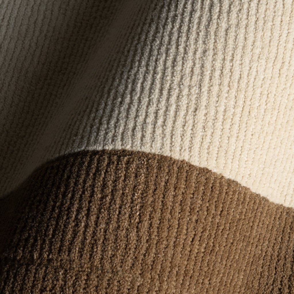 Caligo Mid Century Modern Bordered Rug | Brown
