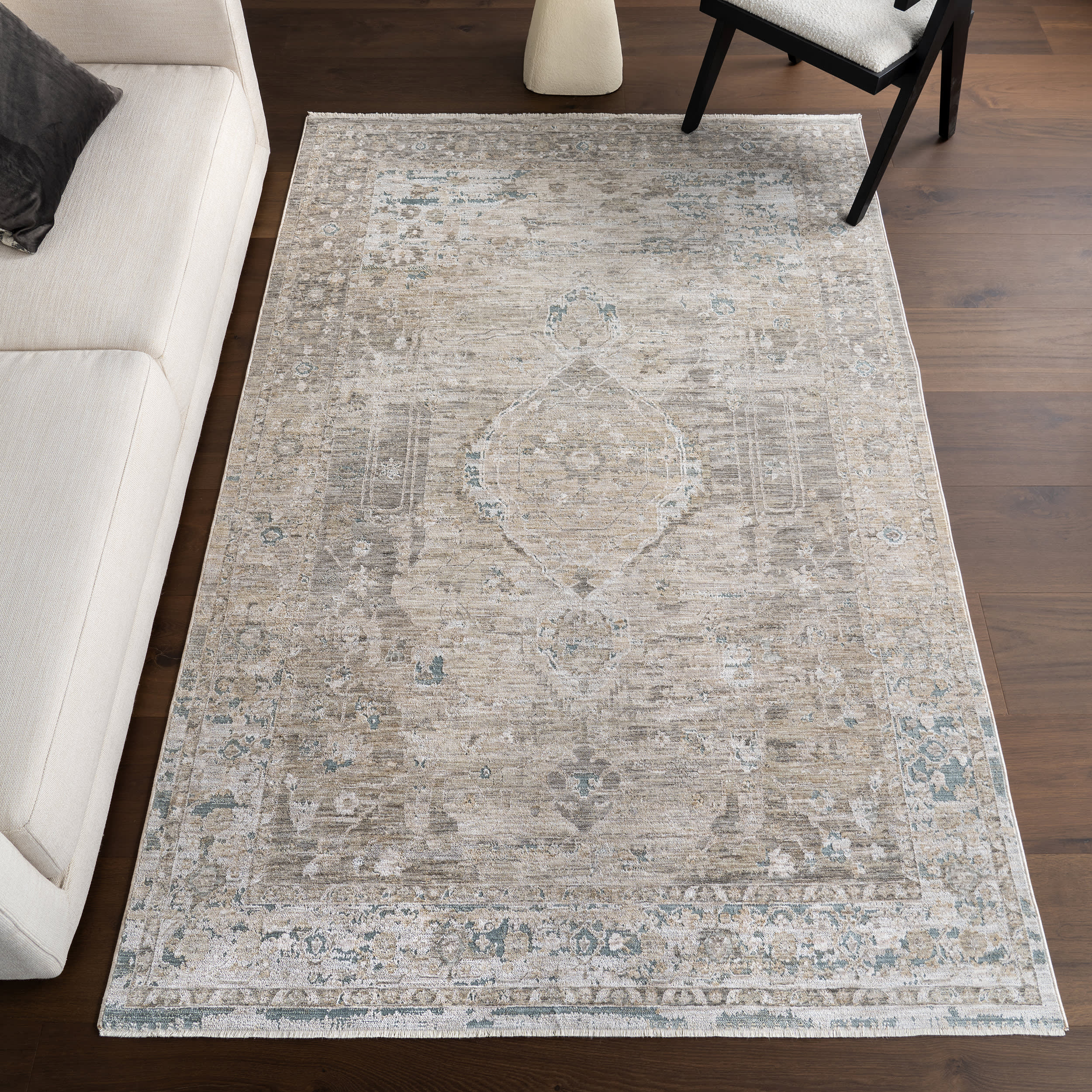 Janiyah Vintage Rug | Light Beige Secondary image