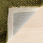 Thale Textured Handmade Jute Rug | Moss