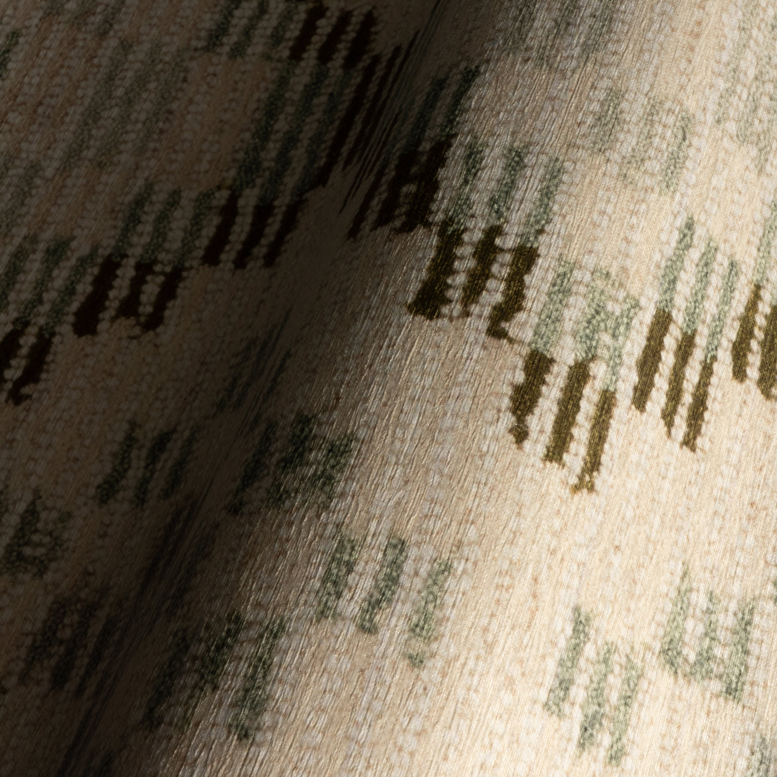 Orzalla Southwestern Diamond Washable Rug | Green