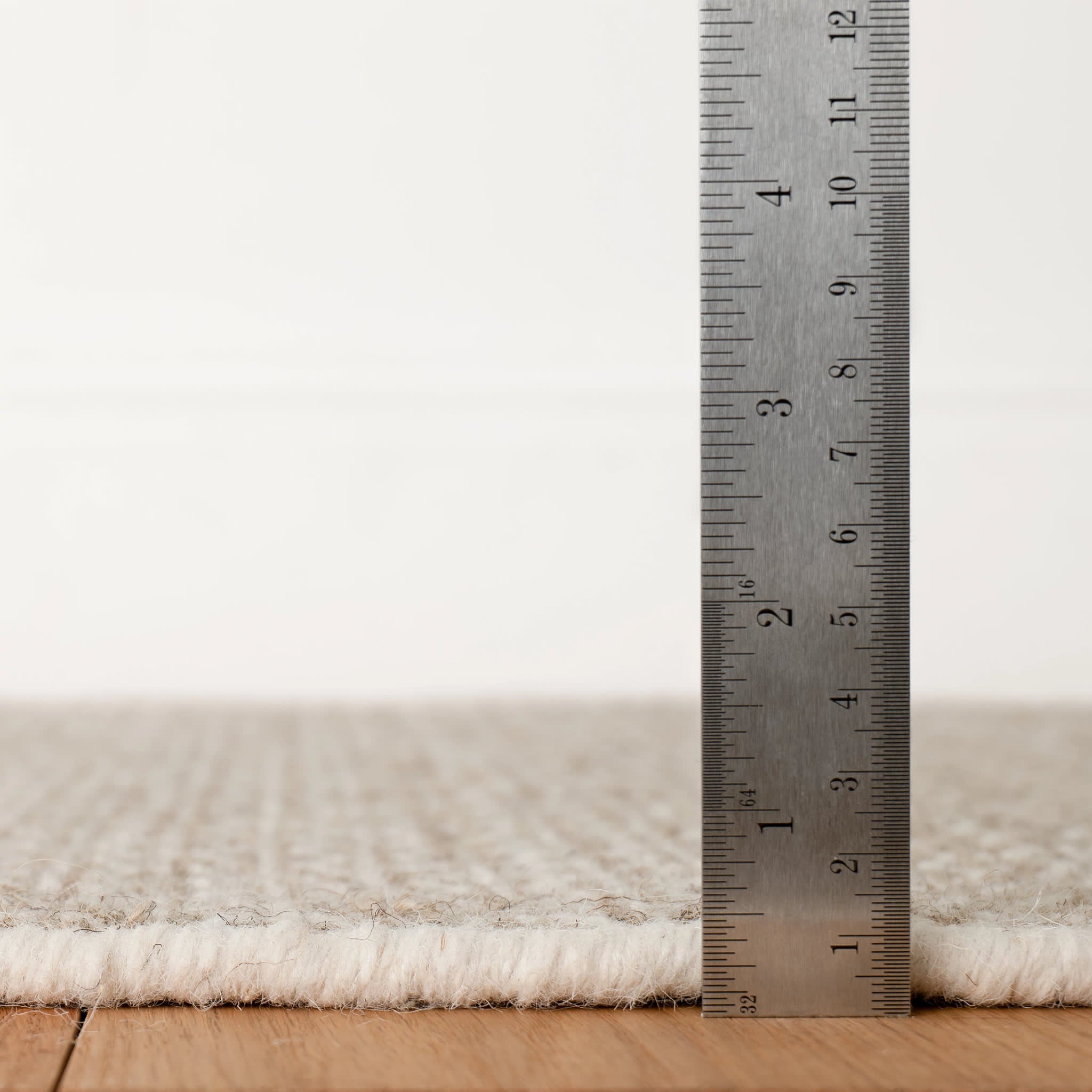 Honeycomb Handwoven Wool Rug | Natural