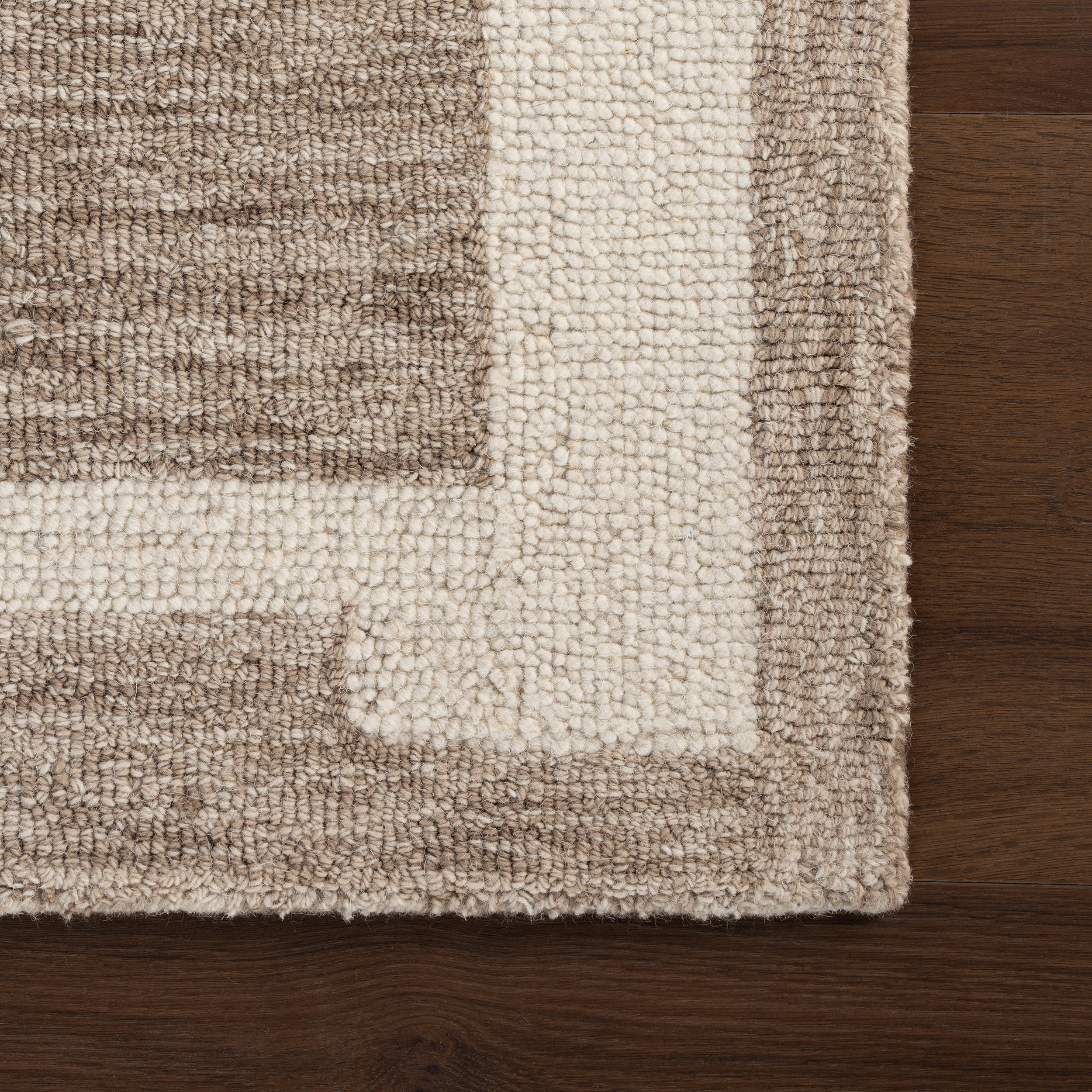 Suna Wool Modern Transitional Rug | Sand