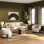 Shomar Bohemian Abstract Striped Rug | Natural