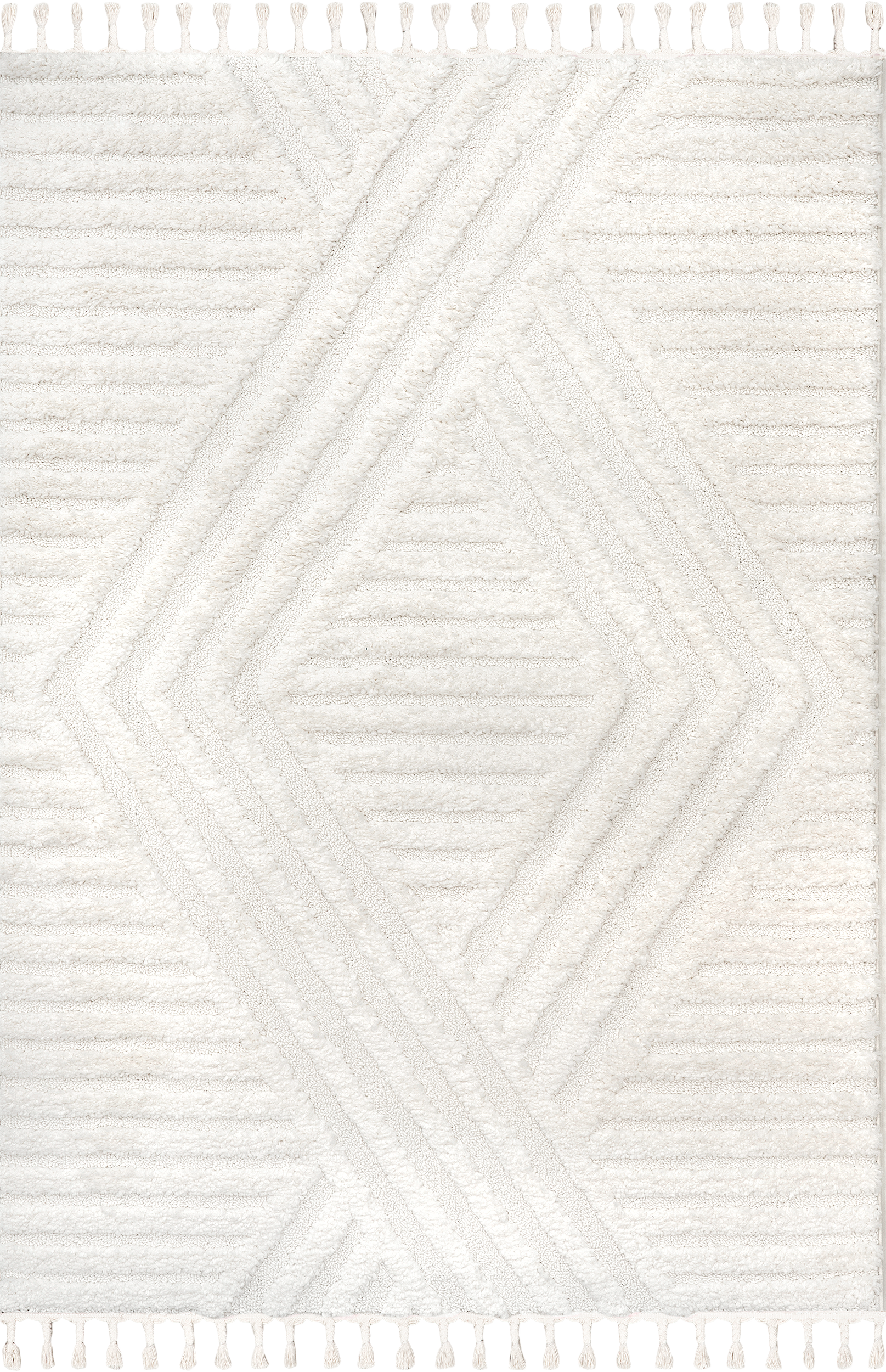 Ellie Traverse Shag Rug | Ivory Main image