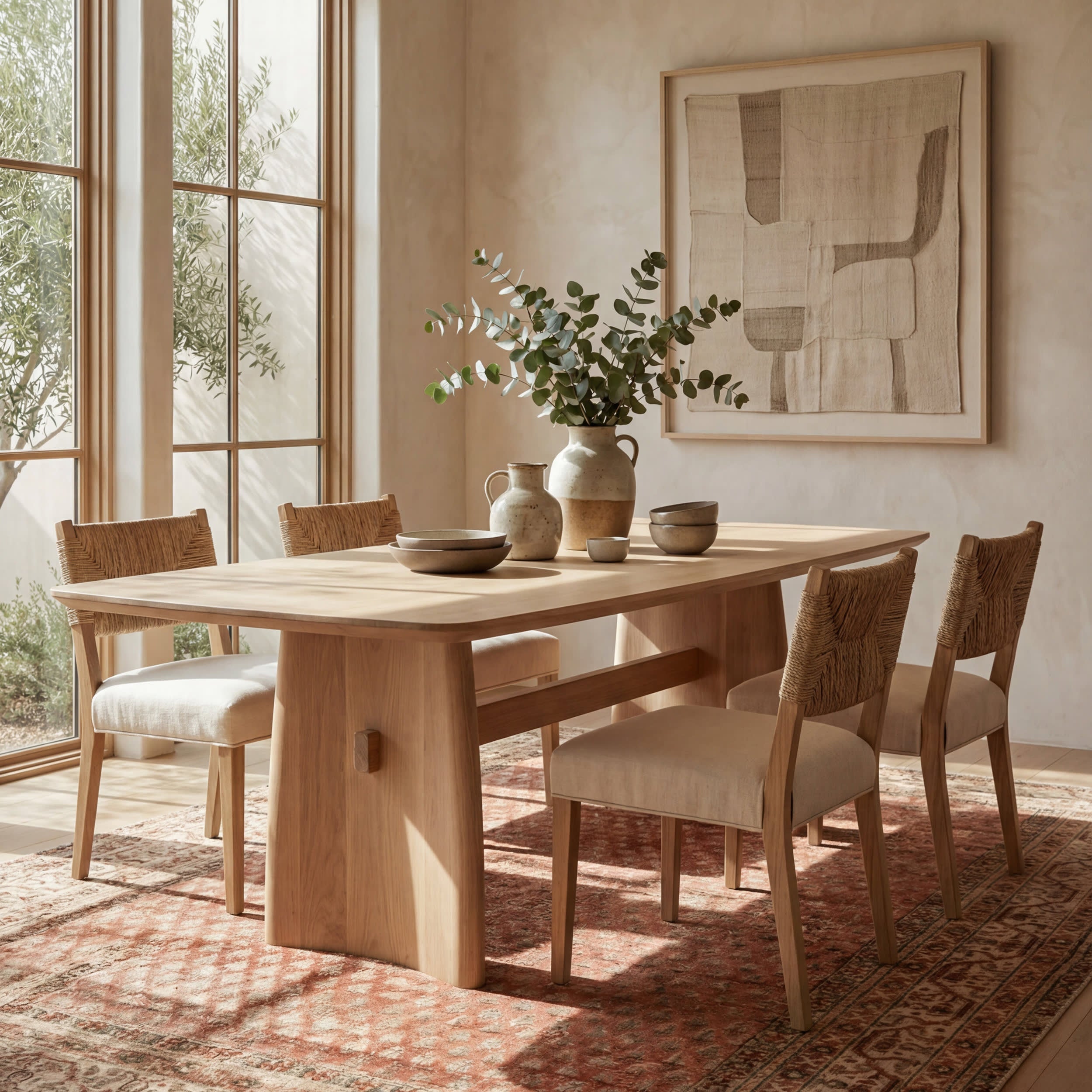 Melin Distresed Washable Rug | Orange