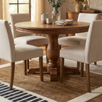 Anette Block Striped Rug | Beige