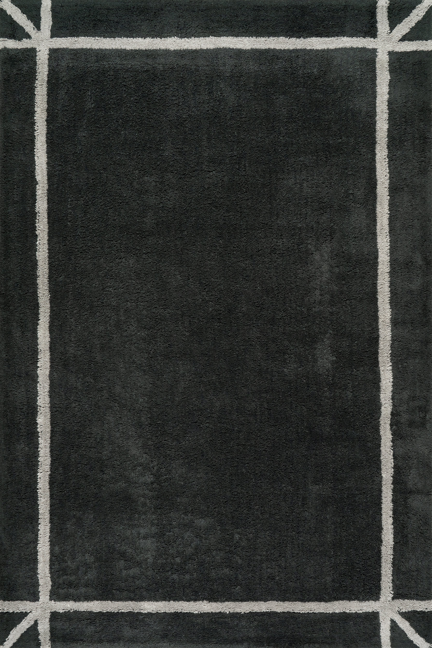Sivra Bordered Rug | Blue Image secondaire du produit