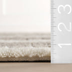 Elvine Modern Striped Wool Rug | Grey