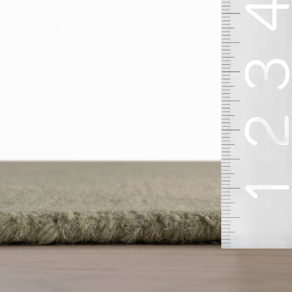 Tova Tufted Diamond Rug | Green