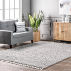 Dream Solid Shag Rug | Grey