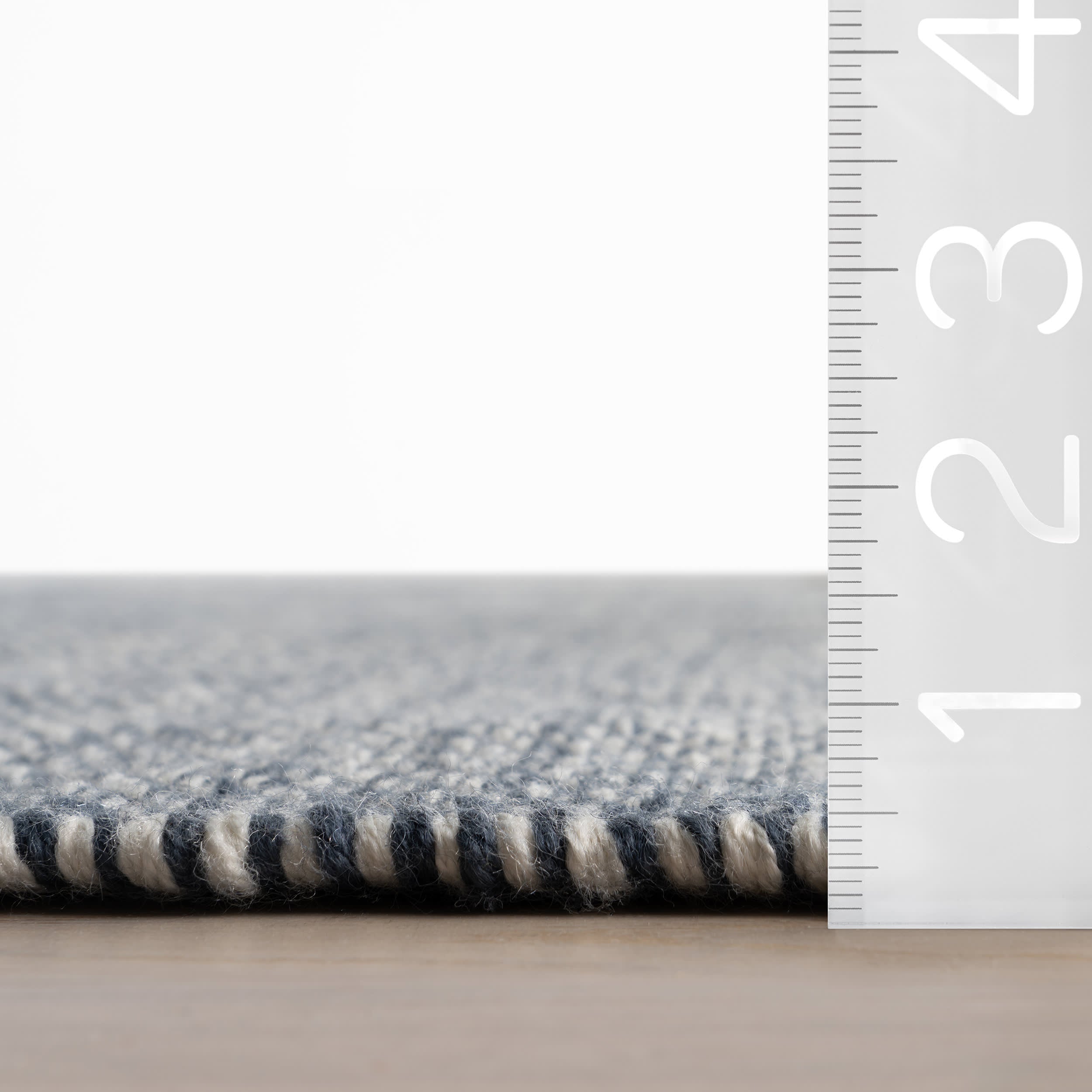 Pebble Handwoven Performance Rug | Blue