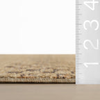 Brumacheck Mid-Century Modern Striped Rug | Tan