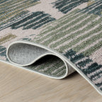 Ladycross Machine Washable Rug | Green