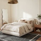 Sivra Bordered Rug | Blue