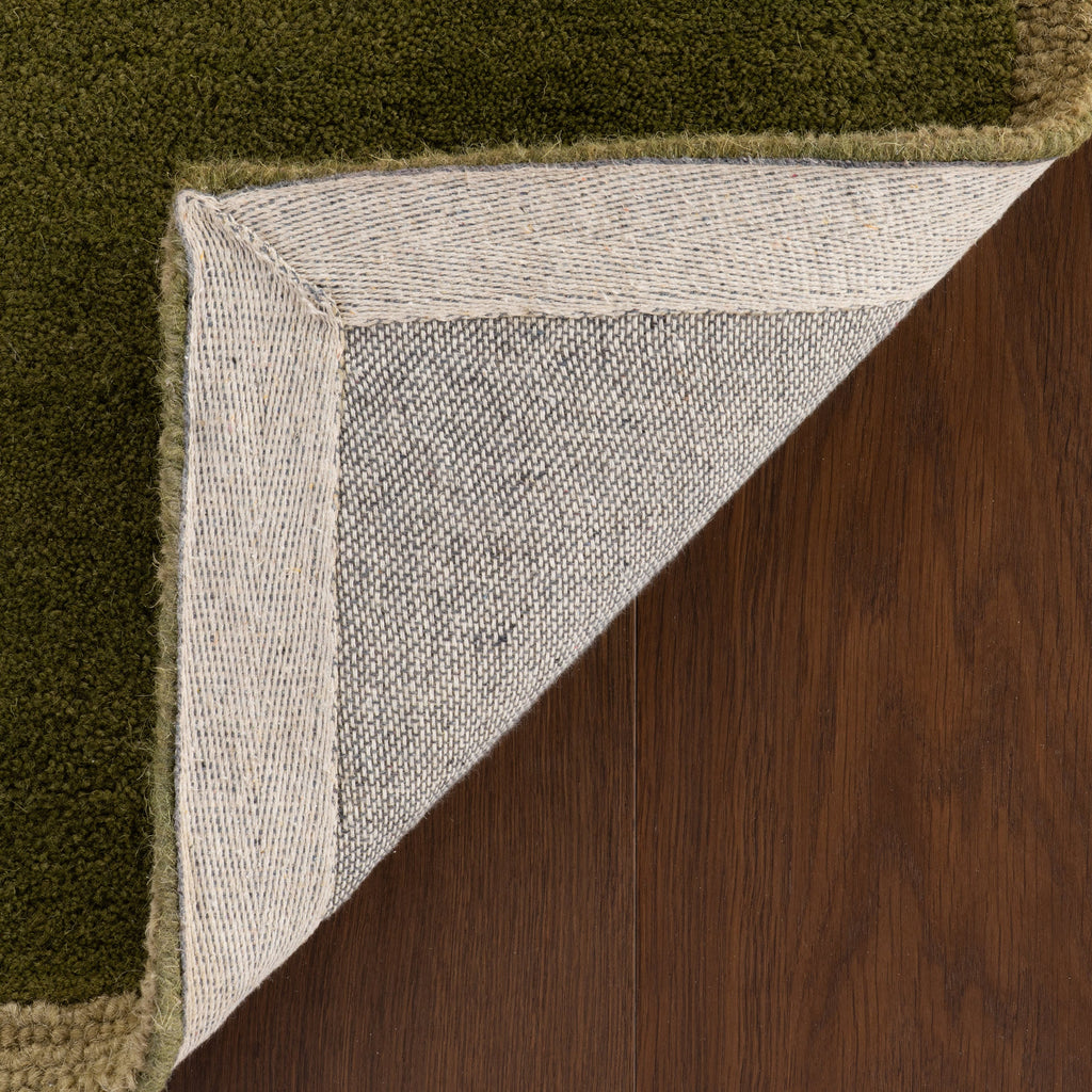 Mira Mid-Century Geometric Rug | Green