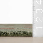 Genevive Modern Floral Wool Rug | Green