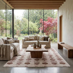 Fanice Bohemian Washable Rug | Brown